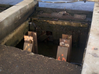 Walkers Half Spill Slab Removed